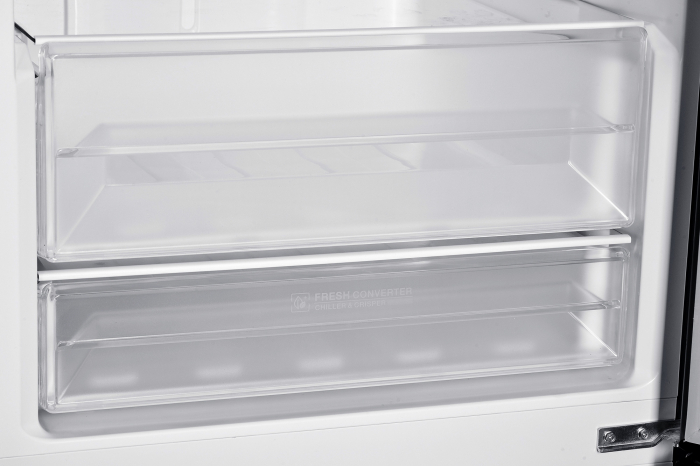Combina frigorifică Pyramis FSK200 Black Glass, 347 L, Total No Frost, Display Touch Control, iluminare LED, Clasa F [4]