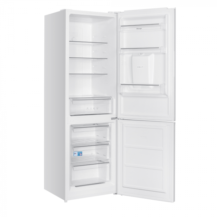 Combina frigorifică Samus SCW396NFDE, 286 L net (210 L frigider + 83 L congelator), Full No‑Frost, dozator de apă, LED, clasa E, uși reversibile [3]