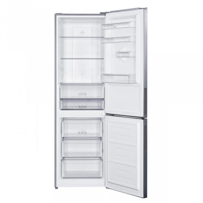 Combina Frigorifica Samus SCX486NFE, 347 L, Full No Frost, Clasa energetica E, Termostat electronic reglabil, H 195 cm, Inox [3]