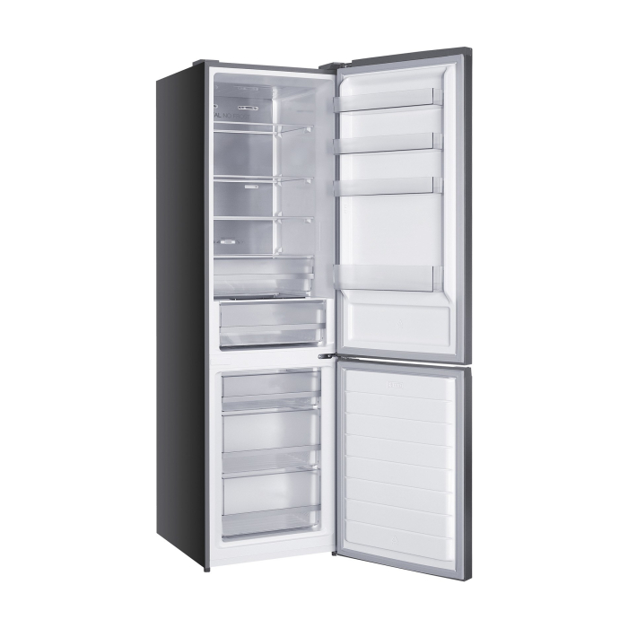 Combina frigorifica Tesla RC3800FHXC, 377 L, Total No Frost, Compresor Inverter, Clasa C, 264 L frigider, 113 L congelator, Metal Cooling, Multi Air Flow, Display electronic, H 200.5 cm, Inox [4]