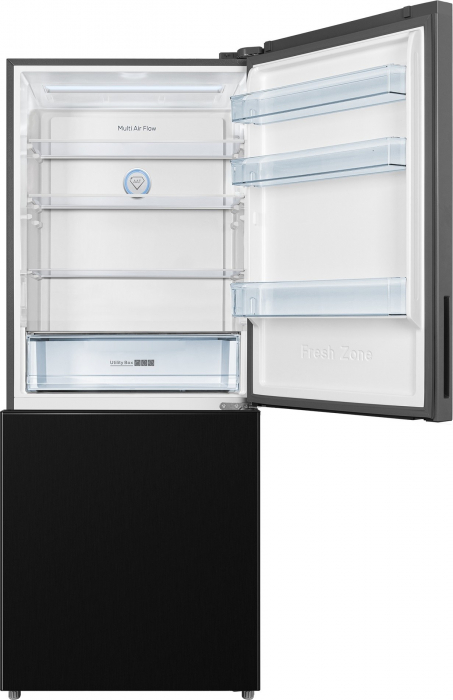 Combina frigorifica Tesla RC4200FTXE, 417 l, Total No Frost, Clasa E, Display extern, Control electronic, lumina LED, H 185 cm, Negru [2]