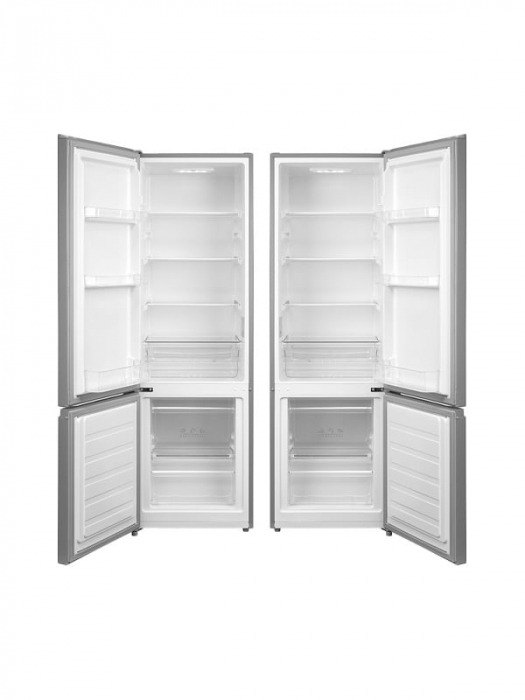 Combina frigorifica VIVAX CF-259ELF S, 262 L, Clasa E, Low Frost, Termostat reglabil, Usi reversibile, H 180 cm, Argintiu [5]