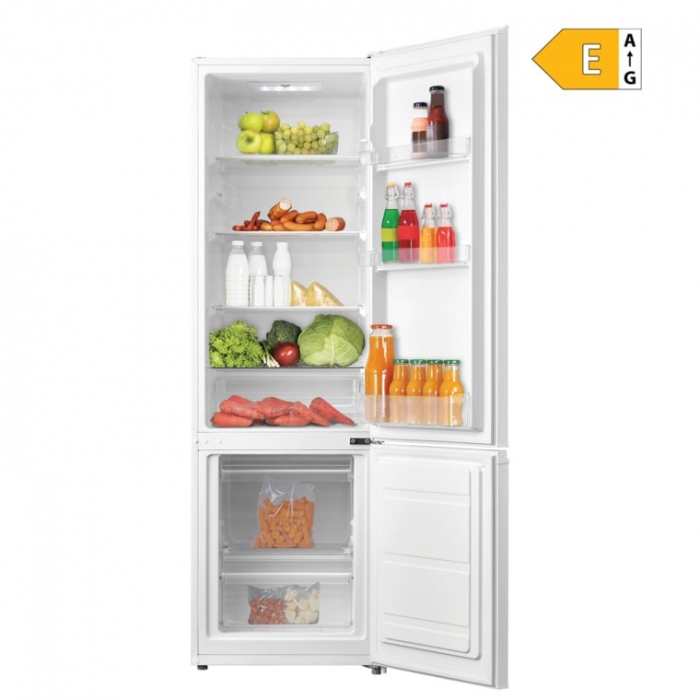 Combina frigorifica VIVAX CF-259ELF W, 262 L, Clasa E, Low Frost, Termostat reglabil, Iluminare LED, Suprafata painted metal, Usi reversibile, H 180 cm, Alb [5]