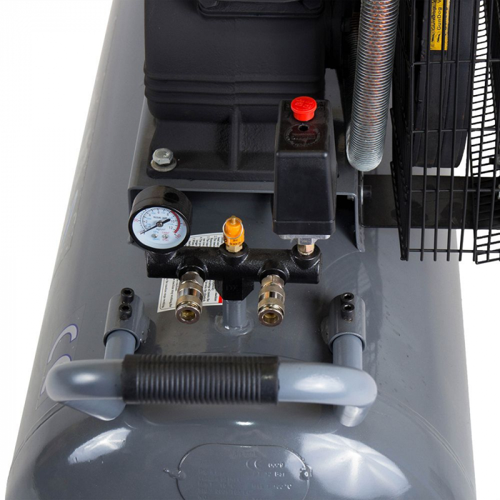 Compresor aer Stager HMV0.6/200, 200L, 8bar, 600L/min, trifazat, angrenare curea [3]