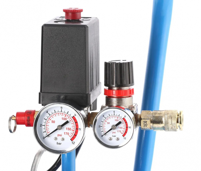 Compresor cu piston - Blue Series 1.1kW, 150L/min - Rezervor 24 Litri - AirPress-HL150/24-36744E [5]