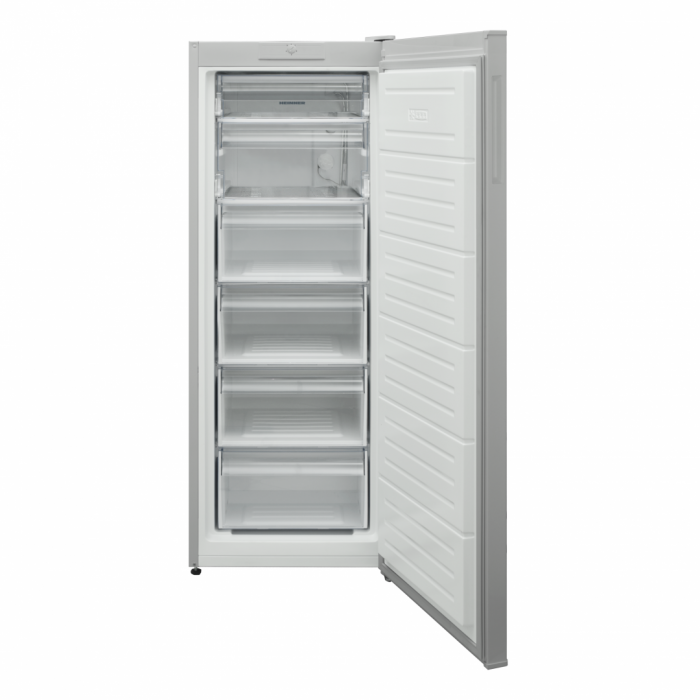 Congelator Heinner HFF-V188SE++, 188 l, 6 sertare, Clasa E, Control mecanic, Argintiu [1]