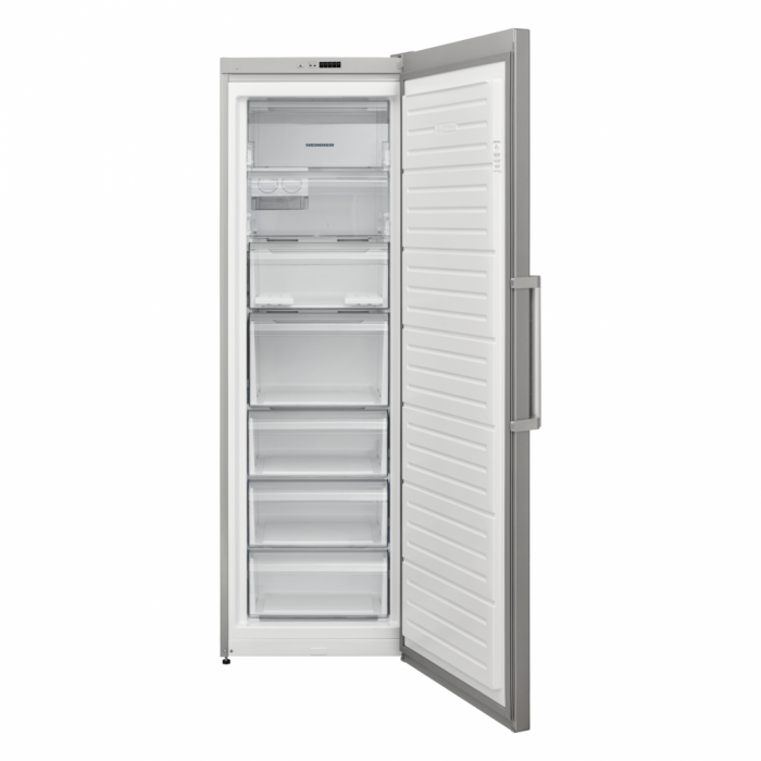 Congelator Heinner HFF-V280NFSE++, 280L, No Frost, 7 Sertare, Control Electronic, Freezer Shield, Clasa E, Argintiu [2]