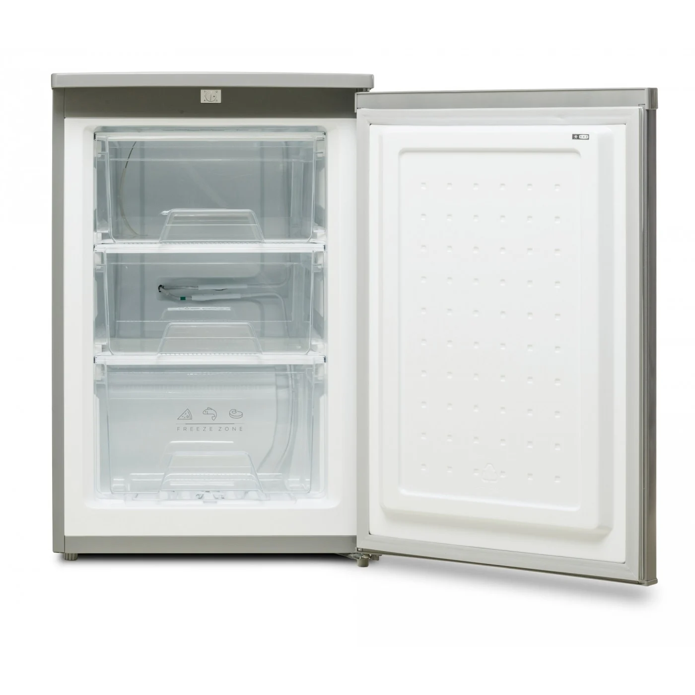Congelator LDK BD-100S, Capacitate 88L, Clasa Energetică E, 3 Sertare, Sistem de Răcire Static, 39 dB, Consum 164 kWh/an, H 85 cm, Argintiu [2]