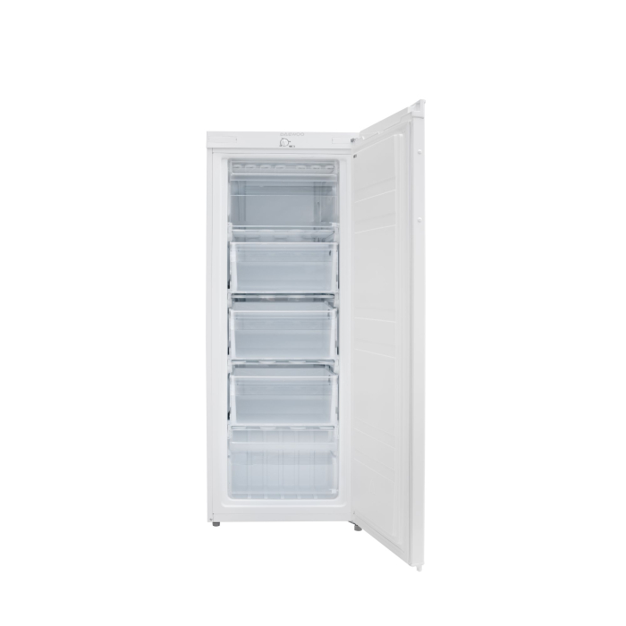 Congelator vertical Daewoo, de tip Static, capacitate neta 160L, 5 sertare, control mecanic al temperaturii, clasa energetica E, culoare Alb [2]