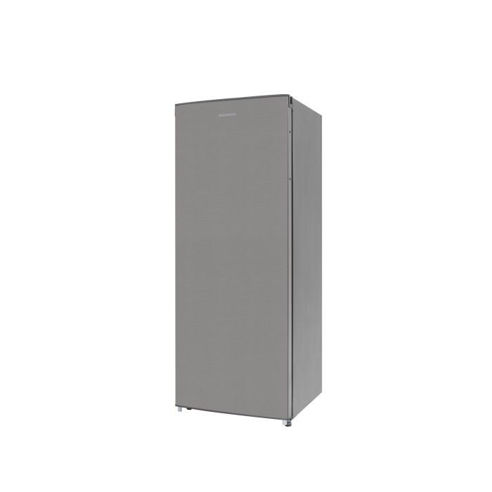 Congelator vertical Daewoo, de tip Static, capacitate neta 160L, 5 sertare, control mecanic al temperaturii, clasa energetica E, culoare Inox [5]