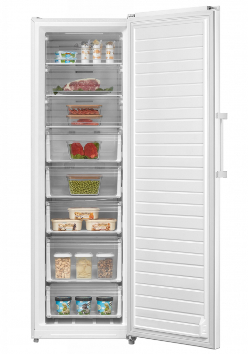 Congelator vertical Tesla RU2700FM, 273l, Total NO frost, Clasa E, Functie frigider, Display, H 185, Alb [3]