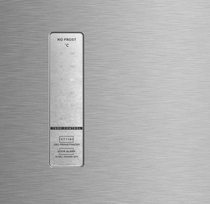 Congelator vertical Tesla RU2700FMX, 273l, Total NO frost, Clasa E, Functie frigider, Display, H 185, Inox [4]