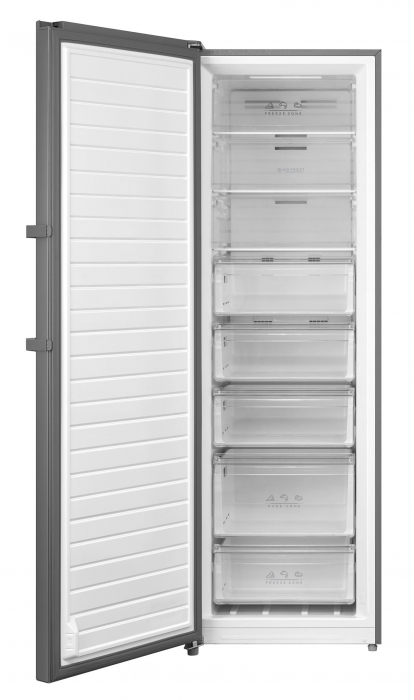 Congelator vertical Tesla RU2700FMX, 273l, Total NO frost, Clasa E, Functie frigider, Display, H 185, Inox [3]