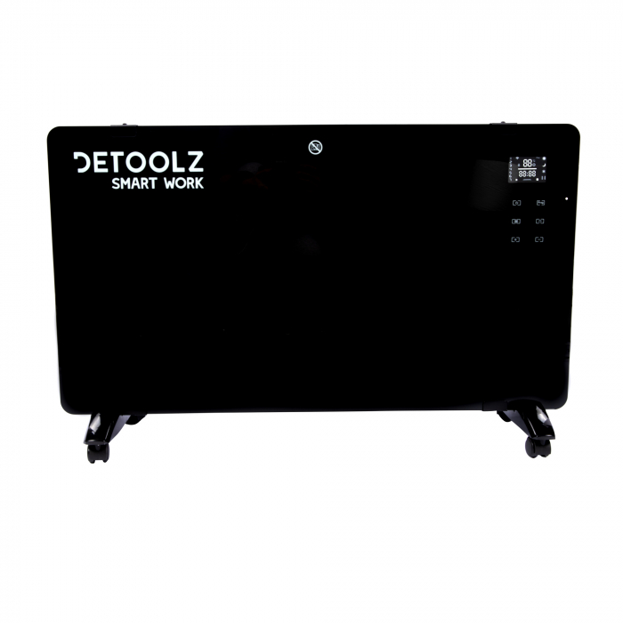 Convector electric 1000w/2000w maxim 49 c suprafata 20 m² negru wifi Detoolz DZ-EI115 [2]