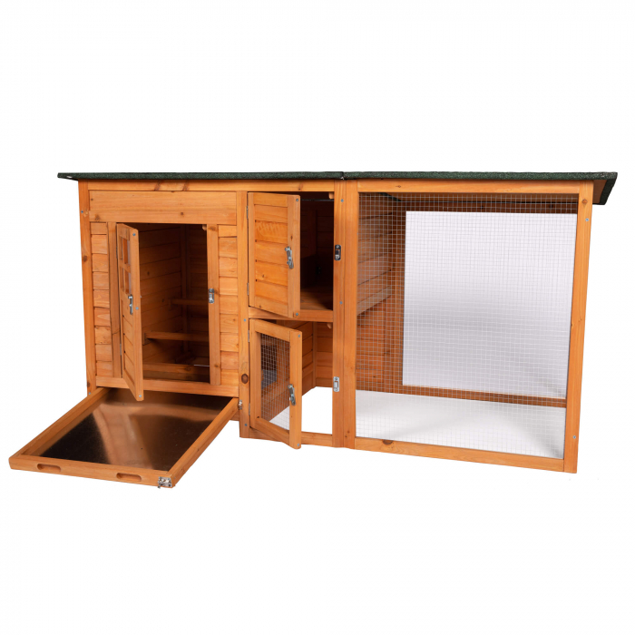 Cotet (tarc) pentru pasari Micul Fermier 1.6x0.75x0.8m, lemn GF-2342 [3]