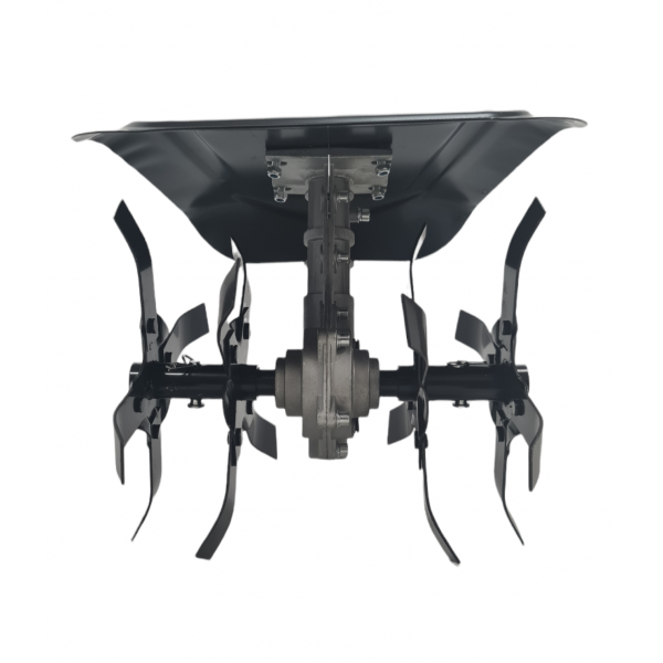 Cultivator pentru motocoasa cu aparatoare, 28mm X 9 dinti, compatibil cu motocoasele Micul Fermier, Detoolz, Procraft, Baikal, Moghilev, Elefant, Yamamoto, Kratos, Partner, Fermer [4]