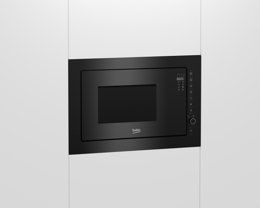 Cuptor cu microunde incorporabil BEKO BMGB25333BG, 25 L, 900 W, 8 programe, Grill, Negru [2]