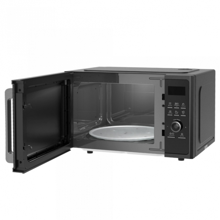 Cuptor cu microunde Samus SMC-23DB2, 5 nivele de putere, 8 programe de preparare, control electronic, ceas digital 60 minute, dezghetare in functie de greutate, lumina interioara, Neg [3]