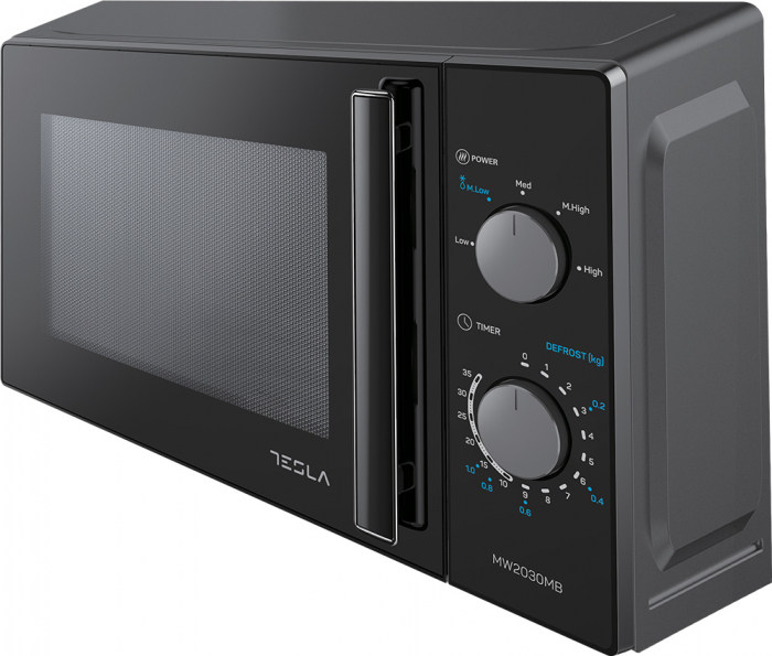 Cuptor cu microunde Tesla MW2030MB 20L, 700W, mecanic, Negru [2]