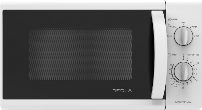 Cuptor cu microunde Tesla MW2030MW 20L, 700W, gatire combinata, sistem blocare copii mecanic, Alb [1]