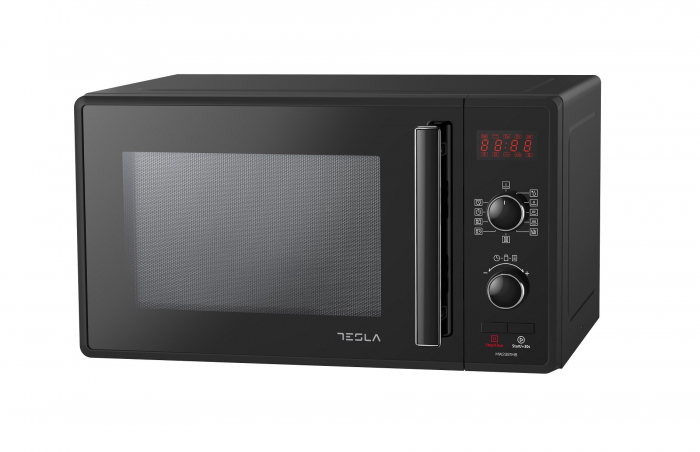 Cuptor cu microunde Tesla MW2391MB 23L, 900W, grill, gătire epres, sistem blocare copii, digital, Negru [2]