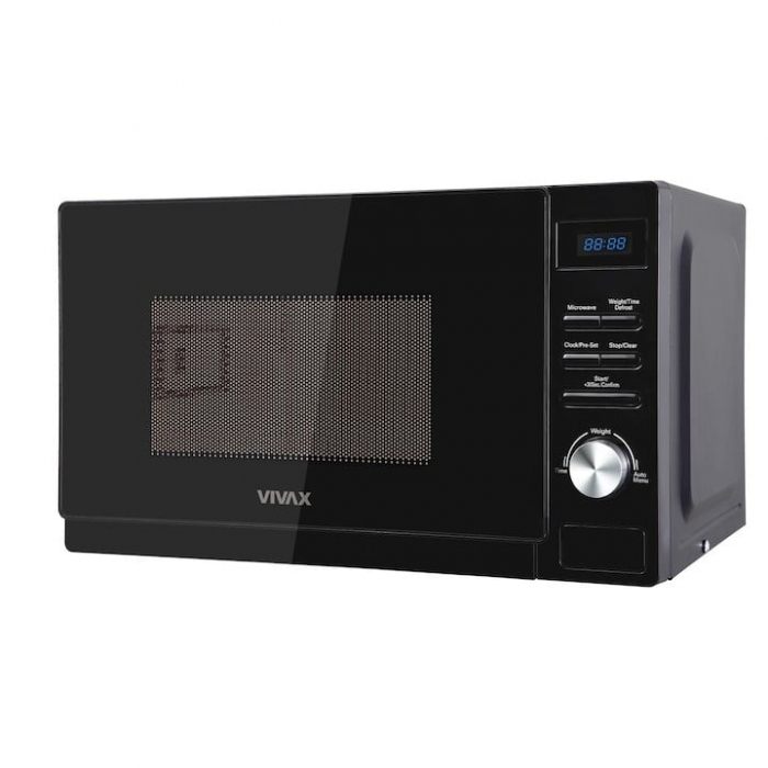 Cuptor cu microunde Vivax MWO-2070BL, 20 l, 700 W, Digital, Negru [2]