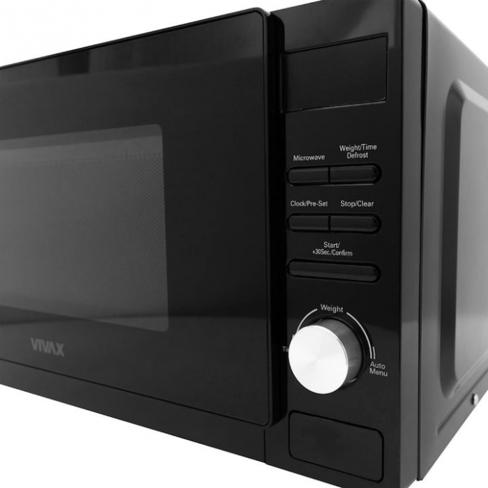 Cuptor cu microunde Vivax MWO-2070BL, 20 l, 700 W, Digital, Negru [3]