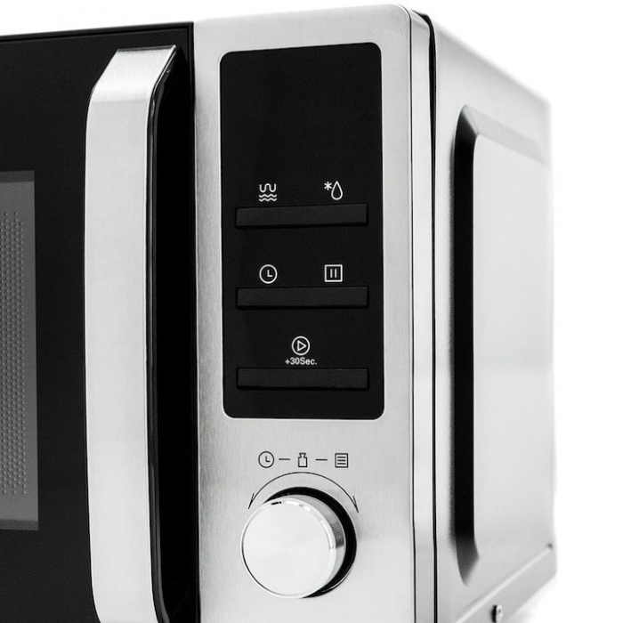 Cuptor cu microunde Vivax MWO-2079BG, 20 l, 700 W, Afisaj Digital, Control Digital, Functie Grill, negru/argintiu [5]
