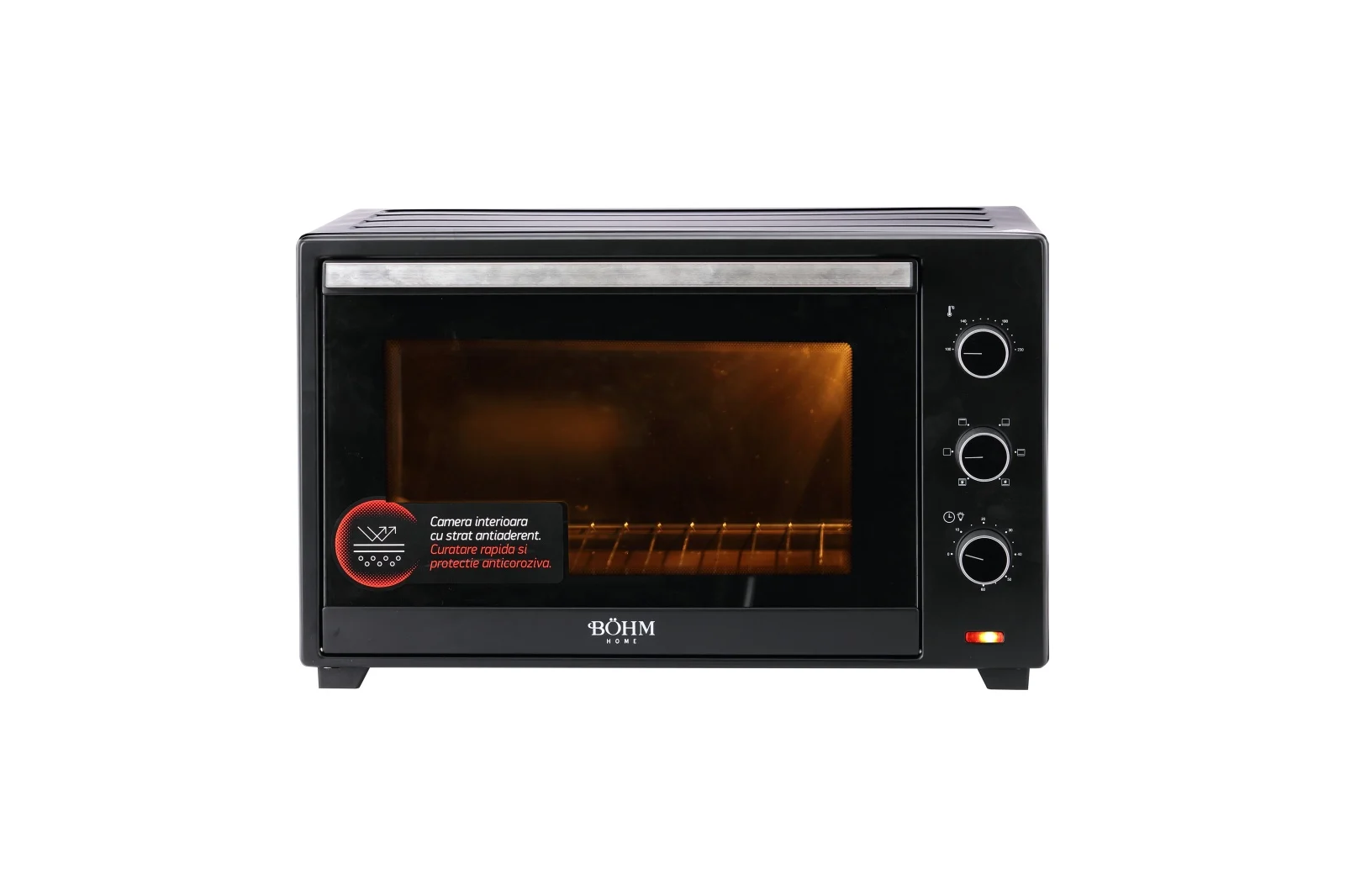 Cuptor electric 60 L, BÖHM BC60B3-L, Timer, 2000 W, 100–230°C [2]