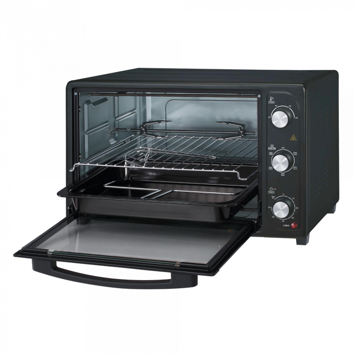 Cuptor Electric Albatros A50BRCL2, 50L, 2000W, Rotisor, Convecție, Temporizator, Geam Dublu, Negru [2]