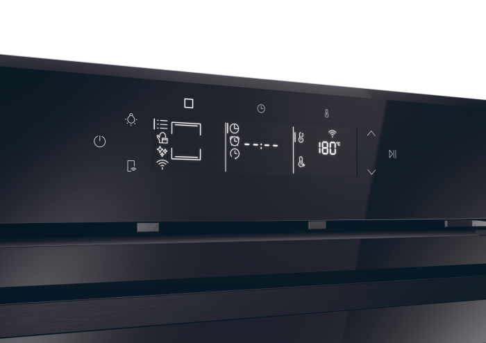 Cuptor electric incorporabil Haier, 78l, 7 niveluri gatire, WiFi, Steam Cleaning, Ghidaj telescopic, Softclose&Softopen, Click&Clean, Clasa A++, Negru [4]