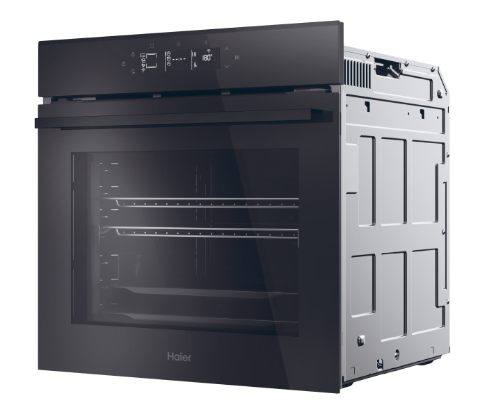 Cuptor electric incorporabil Haier, 78l, 7 niveluri gatire, WiFi, Steam Cleaning, Ghidaj telescopic, Softclose&Softopen, Click&Clean, Clasa A++, Negru [3]