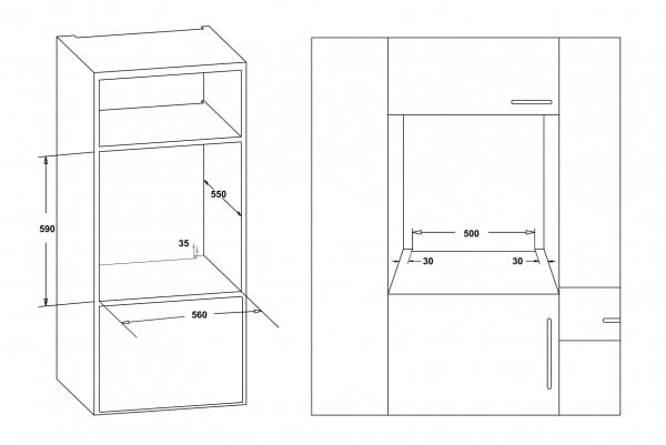 Cuptor incorporabil Samus SC620VTV, clasa energetica A,  6 functii, grill, ventilator, timer, 2200 W, Bej [2]