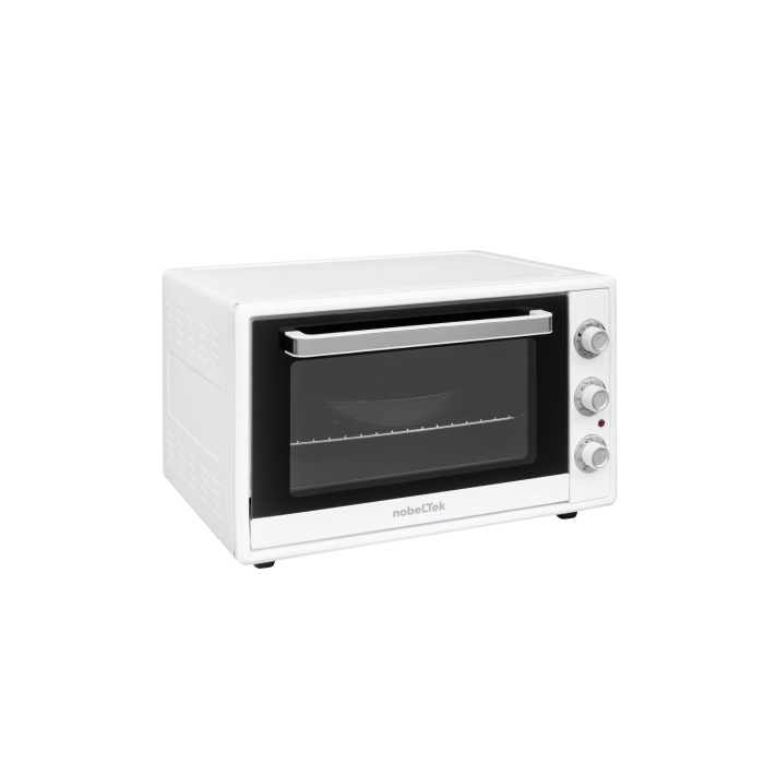 Cuptor electric NobeLTek, 60L, 2000W, grill, timer, termostat, sticla dubla, ventilator, iluminare, alb [4]