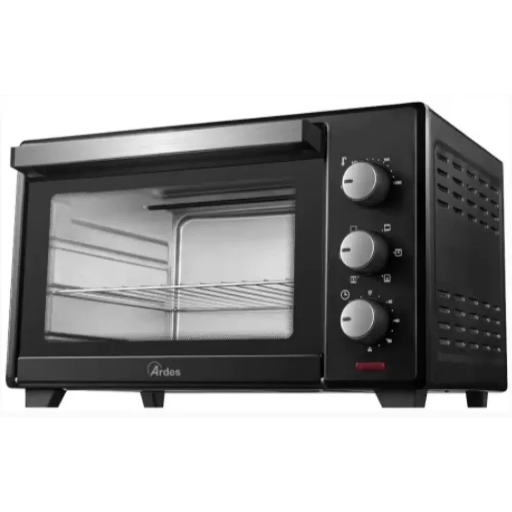 Cuptor electric ventilat Ardes Gustavo Dark AR 6231B, 30 l, 1600 W, 6 functii de coacere, Timer, 100-230 grade, Negru [2]