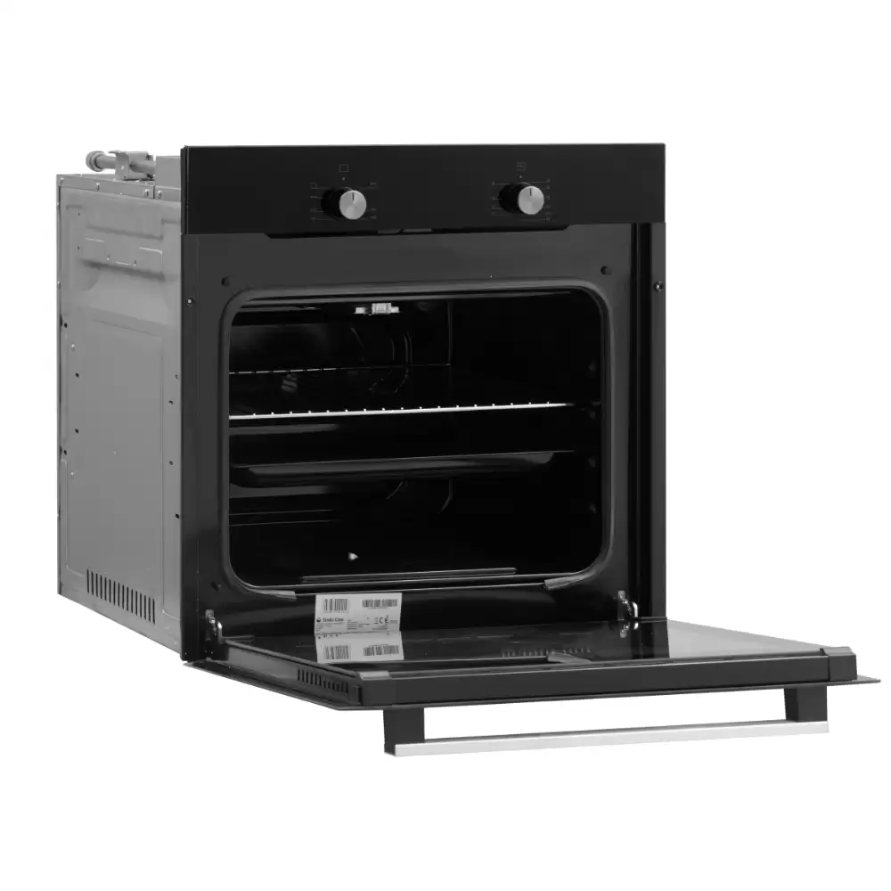 Cuptor gaz incorporabil Studio Casa Lara FG60Nero, Termostat, Timer mecanic, 56 l, Grill gaz, Clasa energetica A, Sticla neagra [3]