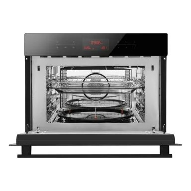 Cuptor incorporabil Amica, X-type, compact, cu microunde, 44L, 5 trepte de putere, 13 programe, child lock, display LED, grill, convectie, negru [5]