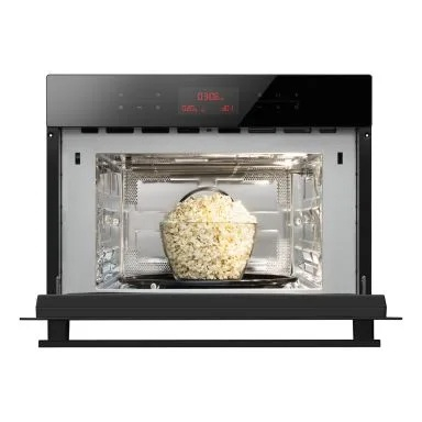 Cuptor incorporabil Amica, X-type, compact, cu microunde, 44L, 5 trepte de putere, 13 programe, child lock, display LED, grill, convectie, negru [3]