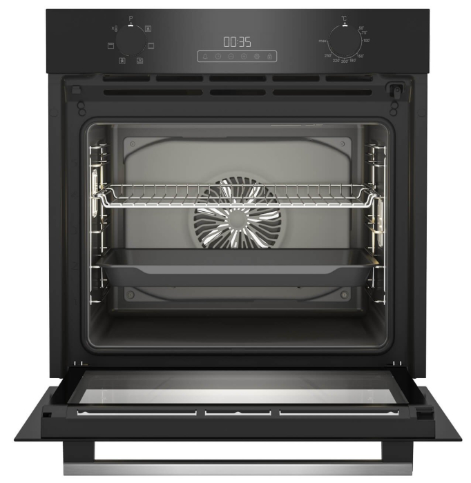 Cuptor incorporabil Arctic ARVIE1430BM, Electric, 71 l, Autocuratarea catalica, Timer digital, Grill, Clasa A, Negru [2]