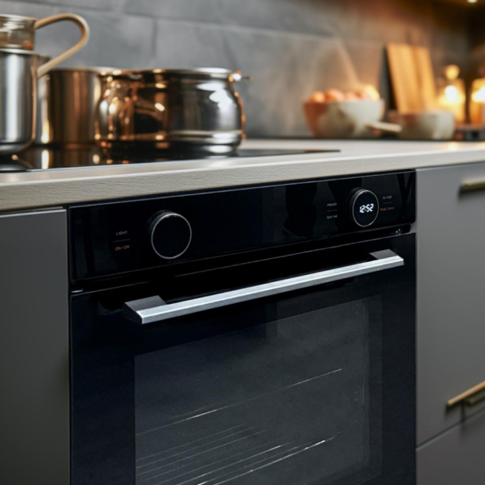 Cuptor incorporabil Heinner HBO-M7210GCDRC-GBK, 72L, 10 Functii, Clasa A+, Timer digital, Grill, Ventilatie, Functie dezghetare, Iluminare, Blocare display, Autocuratare catalica,Geam dublu, Negru [2]