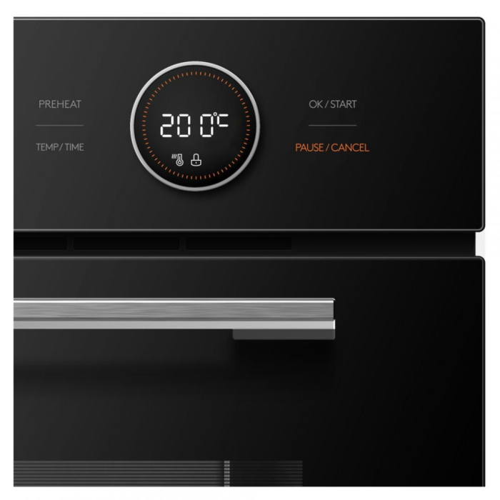 Cuptor incorporabil Heinner HBO-M7210GCDRC-GBK, 72L, 10 Functii, Clasa A+, Timer digital, Grill, Ventilatie, Functie dezghetare, Iluminare, Blocare display, Autocuratare catalica,Geam dublu, Negru [6]