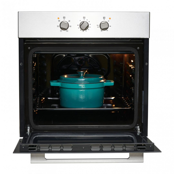 Cuptor incorporabil Heinner HBO-V656G-IX, Electric, 72 l, 6 functii, Grill, Timer, Clasa A, Inox [4]