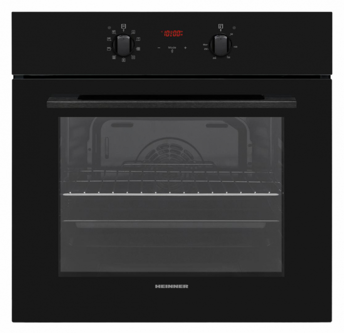 Cuptor incorporabil Heinner HBO-V659GCD-GBK, 65 l, 9 functii, Multifunctional, Grill, Ventilatie, Timer, Display touch, Clasa A, Sticla neagra [1]