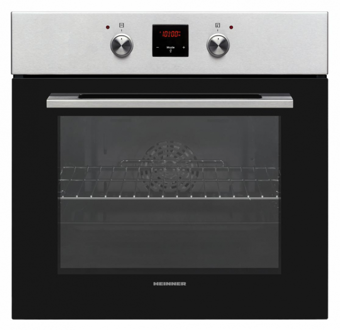Cuptor incorporabil Heinner HBO-V659GCDRC-IX, 69 l, 9 functii, Multifunctional, Grill, Ventilatie, Timer, Display touch, Perete catalitic, Butoane pop-up, Clasa A, Inox [1]