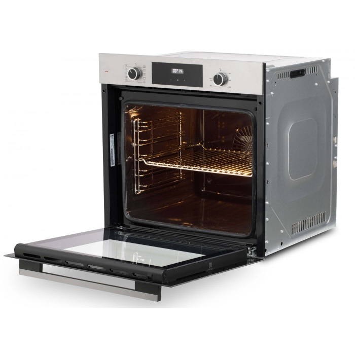 Cuptor incorporabil LDK 1073DBKIX, Clasa A, Capacitate 73 l, 10 functii, Grill, Dezghetare, Timer, Iluminare cuptor, Negru/Inox [3]