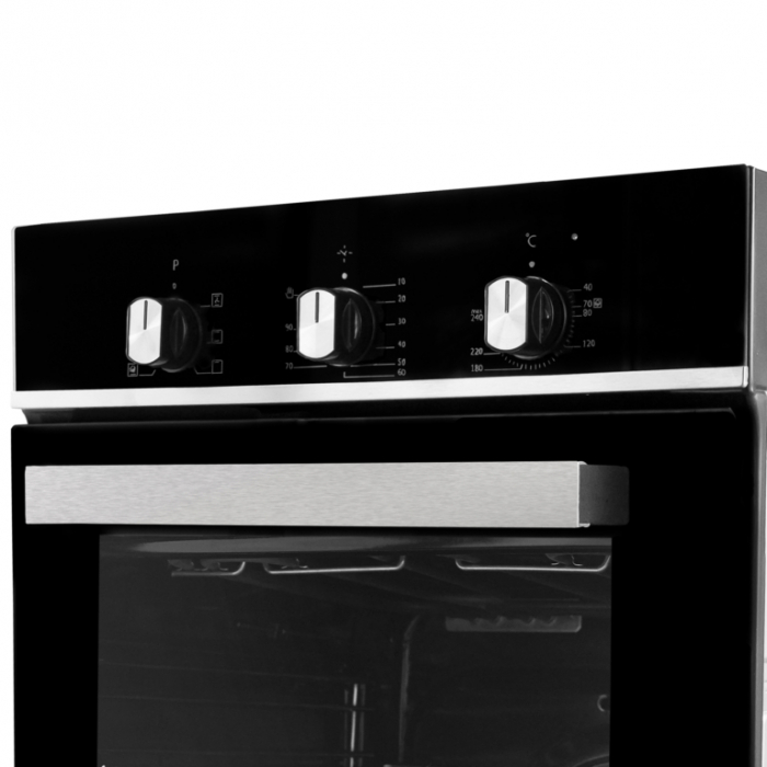 Cuptor incorporabil Samus SC457GTBV, clasa energetica A, 6 functii, grill, ventilatie, timer mecanic, 1900 W, Negru [3]