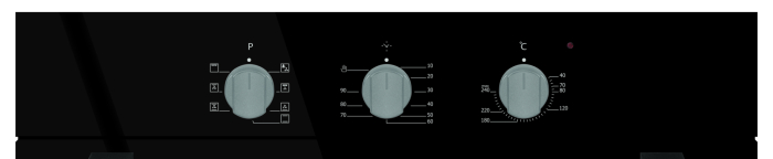 Cuptor incorporabil SC618TGV, capacitate 56 litri, Clasa A, Putere 2200 W, 7 Functii, Timer, Ventilator, Negru [3]