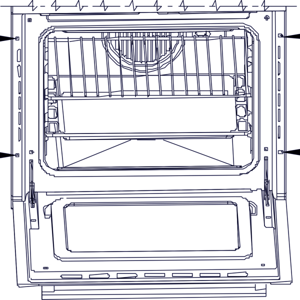 Cuptor incorporabil Samus SC625GDX5, clasa A, 5 functii, semi-grill, ventilator convectie, functie dezghetare, display digital, 2000 W, Negru [5]