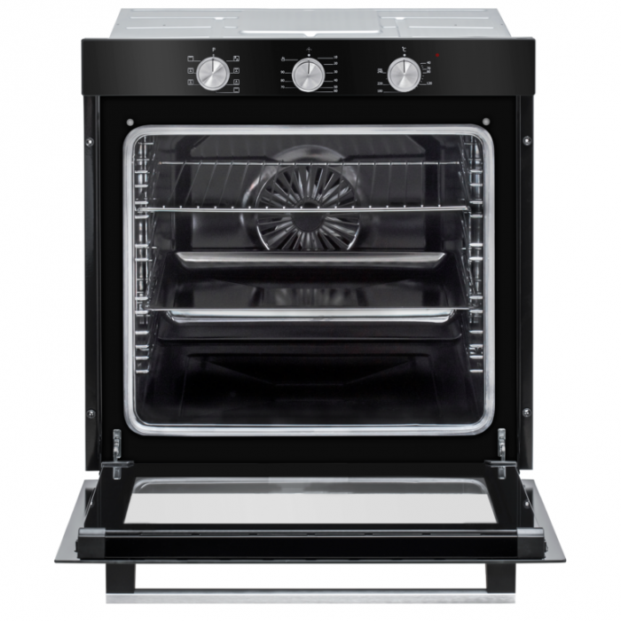 Cuptor incorporabil Samus SC8170BGTV, clasa energetica A,  7 functii, grill, ventilatie, timer mecanic, 2500 W, Negru [2]