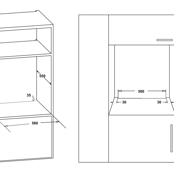 Cuptor incorporabil SC616GTXV, clasa energetica A, 56 litri, 5 functii, aprindere electrica, Argintiu [6]